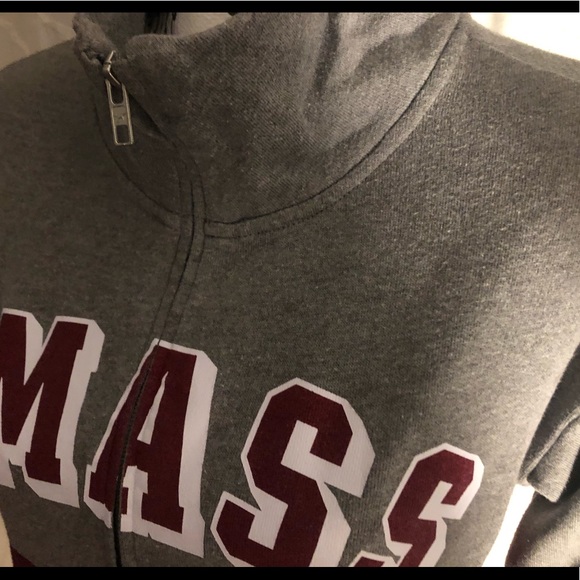 💗 PINK 💗Half-zip💗UMASS💗XS💗 AMHERST💗BOSTON - Picture 7 of 15